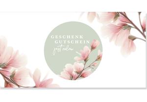 Geschenkgutschein just relax für Kosmetik Massage Wellness