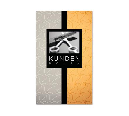 Kundenkarte Kundenkarten Kundenbindung Bonuskarte Treuepass K594 Friseurgutschein Friseurgeschäft Friseursalon Friseur hairstyling Frisör Coiffeur Haarstudio Coiffure Coifför