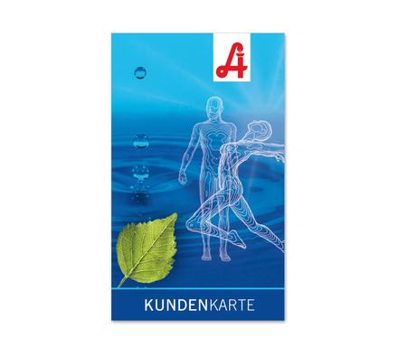 Kundenkarte Kundenkarten Kundenbindung Bonuskarte Treuepass AP560A Apotheke Pharmazie Apothekengutschein