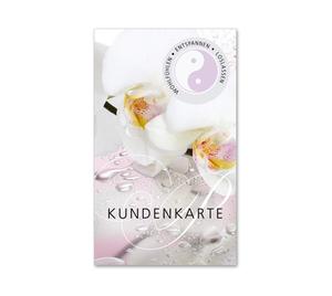 Kunden-Karte Kunden-Karten Kundencard Bonuskarten Kundenkarten MA566 Massage Kosmetik Massagepraxis Massagegutschein Wellness Spa Kosmetikinstitut Naturheilkunde Physiotherapie