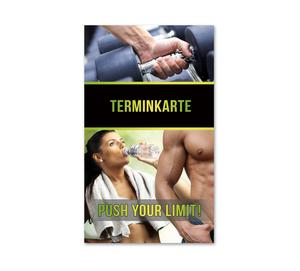 Nächster Termin TerminkärtchenTerminblöcke Terminkarte Termintreue FI750 Fitness Fitnesscenter Fitnessstudio Gymnastikstudio