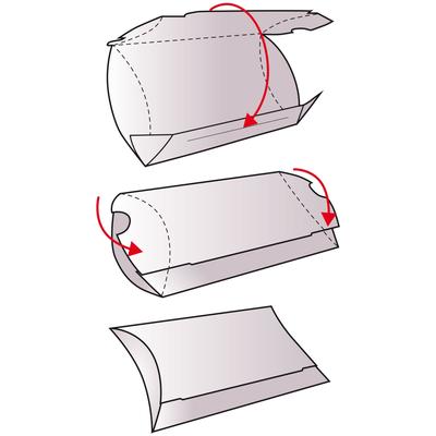 Gutscheinverpackung dreidimensional / Gutschein-Box / Apotheke Pharmazie: Faltanleitung