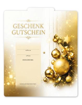 Geschenkgutschein Multicolor zum Falten: Innenseite der Geschenkgutscheine offen