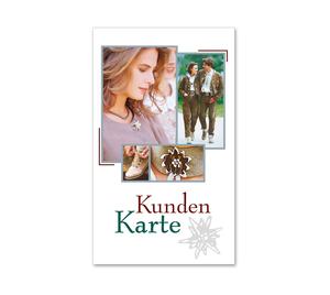 Kundenkarte Kundenkarten Kunden-Cards Kundenbindung Treuekarte Rabattsystem FA46 Mode Trachten Trachtenmode Trachtengeschäft Trachtenmodegeschäft