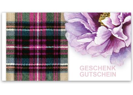 Gutscheinkarte Geschenkgutscheine geschenkgutscheine.com bestellen Klappkarten pos-hauer FA274 Mode Damenmoden Boutique Modeboutique Fashion