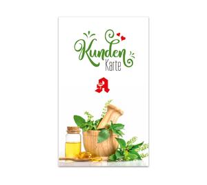 Kunden-Karte Kunden-Karten Kundencard Bonuskarten Kundenkarten AP572 Apotheke Pharmazie Apothekengutschein