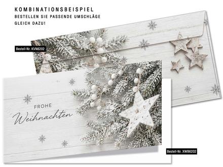Weihnachtskarte DIN-lang: Passendes Zubehör