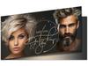 K62026 Faltgutschein DIN-lang / Friseursalon Coiffeur K62026 Faltgutschein DIN-lang / Friseursalon Coiffeur