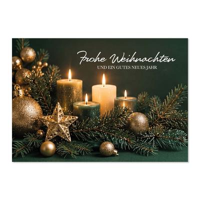 Weihnachtskarte / Postkarte: Vorderseite