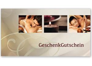 Geschenkgutschein Massage Wellness Spa Kosmetik