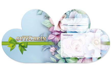 Herzgutschein / Valentintag Muttertag: Innenseiten offen