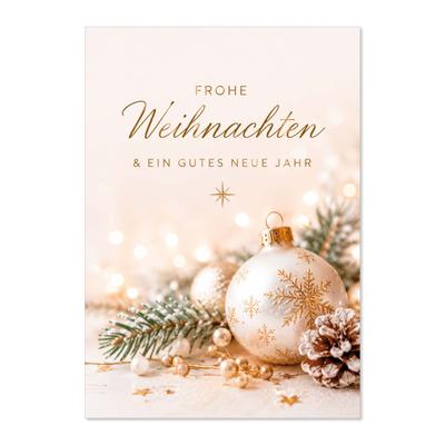 Weihnachtskarte / Postkarte: Vorderseite