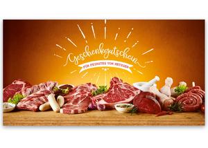 Geschenkgutscheine Gutscheine Metzgerei Fleischer Fleischhauerei Fleisch und Wurstwaren