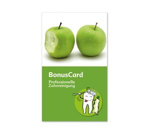 Kundenkarte Kundenkarten Kundenbindung Bonuskarte Treuepass ZA551 Zahnarzt Bleaching  Zahnbehandlung