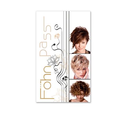 Fönpass Kundenbindung Rabattsystem Belohnungssystem Fönpässe K890 Friseurgutschein Friseurgeschäft Friseursalon Friseur hairstyling Frisör Coiffeur Haarstudio Coiffure Coifför