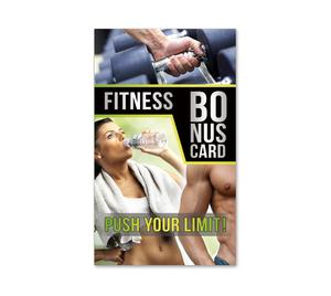 Kundenkarte Kundenkarten Kundenbindung Bonuskarte Treuepass FI501 Fitness Fitnesscenter Fitnessstudio Gymnastikstudio