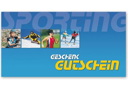 Multicolor Geschenkgutschein Gutscheinvordrucke Gutschein bestellen pos SP208 Sport Sportartikel Sportartikelhandel Sportgutschein