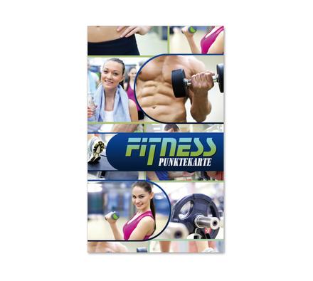Punktekarten 10er Block Abokarte Abo-Karten Kundenbindung FI47 Fitness Fitnesscenter Fitnessstudio Gymnastikstudio