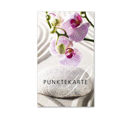 Punktekarte für Kosmetik, Wellness, Massage, Naturheilkunde