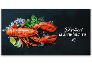 Gutscheinkarte Geschenkgutscheine geschenkgutscheine.com bestellen Klappkarten pos-hauer FK202 Fisch Fischwaren Kühlwaren Lebensmittel Meeresfrüchte