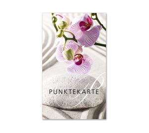 Punktekarte für Kosmetik, Wellness, Massage, Naturheilkunde