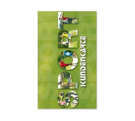 Kundenkarte Kundenkarten Kunden-Cards Kundenbindung Treuekarte Rabattsystem SP560 Sport Sportartikel Sportartikelhandel Sportgutschein