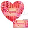 FH102 Riesen-Faltherz-Gutschein / Muttertag Valentinstag FH102 Riesen-Faltherz-Gutschein / Muttertag Valentinstag