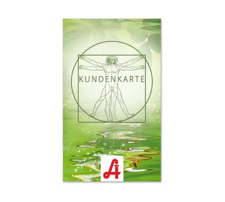 Kunden-Karte Kunden-Karten Kundencard Bonuskarten Kundenkarten AP569A Apotheke Pharmazie Apothekengutschein