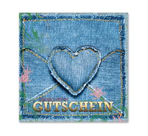 Gutschein Geschenkgutscheine Geschenk Gutscheine für Kunden Druckerei blanko bestellen Karten FA402 Mode Modegeschäft diverse Modeboutique Boutique Fashion Jeans Modegutschein Bekleidung Textilwaren