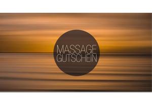 Gutschein für Massage Massagebehandlung Massagepraxis