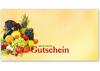 OG201 Geschenkgutschein Multicolor zum Falten / Obst und Gemüse