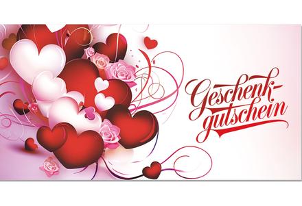 Gutschein zum Falten Valtentinstag, Muttertag