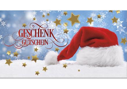 Geschenkgutscheine Weihnachtsmotiv