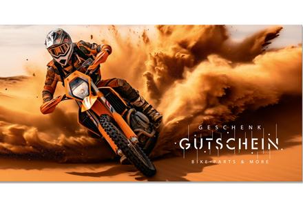 Geschenkgutscheine für Biker