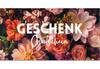 U278 Geschenkgutschein Multicolor zum Falten / Blumenmotiv U278 Geschenkgutschein Multicolor zum Falten / Blumenmotiv