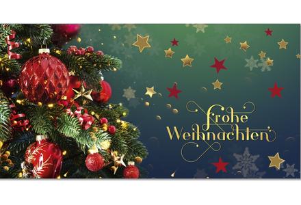 Geschenkgutscheine für Weihnachten Weihnachtsmotiv Weihnachtsgutschein