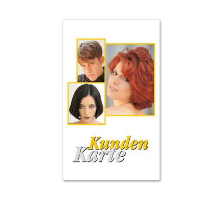 Kundenkarte Kundenkarten Kunden-Cards Kundenbindung Treuekarte Rabattsystem K556 Friseurgutschein Friseurgeschäft Friseursalon Friseur hairstyling Frisör Coiffeur Haarstudio Coiffure Coifför