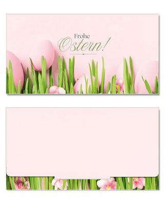 Geschenkgutschein Multicolor zum Falten / Ostern Osterfest: Außenseiten der Geschenkgutscheine geschlossen