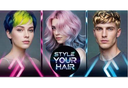 Geschenkgutschein Multicolor zum Falten / Friseur: Vorderseite der Geschenkgutscheine gefaltet Gutschein für Friseure