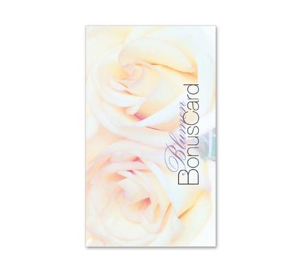 Kundenkarte Kundenkarten Kunden-Cards Kundenbindung Treuekarte Rabattsystem BL48 Blumenhändler Blumenhandlung Blumen Blumengeschäft Blumengutschein