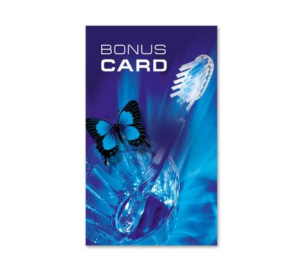 Kundenkarte Kundenkarten Kunden-Cards Kundenbindung Treuekarte Rabattsystem ZA552 Zahnarzt Bleaching  Zahnbehandlung