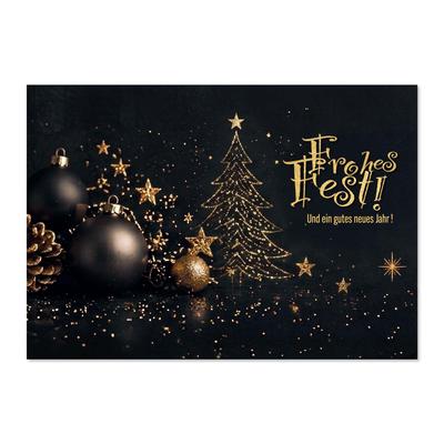 Weihnachtskarte / Postkarte: Vorderseite