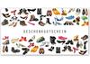 SH230 Geschenkgutschein Multicolor zum Falten / Schuhe Schuhgeschäft Schuhwaren