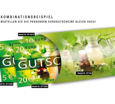 Gutscheinverpackung dreidimensional / Gutschein-Box / Apotheke Pharmazie: Passendes Zubehör