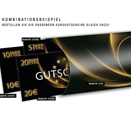 Gutscheinverpackung dreidimensional / Gutschein-Box: Passendes Zubehör