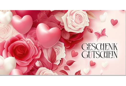 Gutschein 14. Februar Valentinstag oder Muttertag