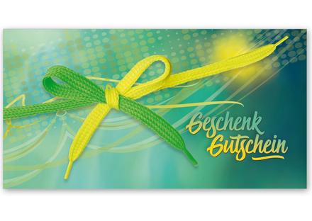 Gutschein bestellen Faltgutschein blanko Gutscheine Card Geschenkgutschein Vorlage Geschenkgutschein-shop SH231 Schuhe Schuhgeschäft Schuhwaren Schuhhandel Lederwaren Schuhmacher Schuhgutschein