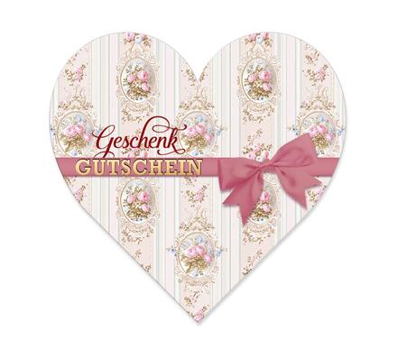 Gutschein in Herzform