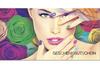 KS248 Geschenkgutschein Multicolor zum Falten / Nagelstudio Findernagelstudio Nageldesign