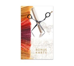 Kundenbindung Bonuskarte Treuepass Friseursalon Friseur hairstyling Frisör Coiffeur Friseurbedarf